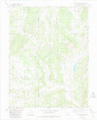 Wrights Reservoir 1983 topographic map thumbnail