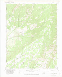 X LAZY F RANCH 1957 topographic map thumbnail