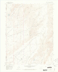 X Lazy F Ranch 1957 topographic map thumbnail