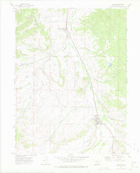 Yampa 1972 topographic map thumbnail