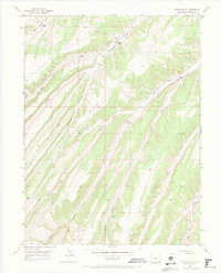 Yankee Gulch 1952 topographic map thumbnail