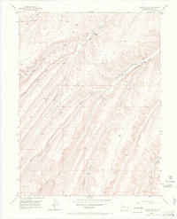 Yankee Gulch 1952 topographic map thumbnail