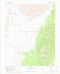Zapata Ranch 1965 topographic map thumbnail
