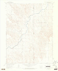 Willow Creek Ranch 1963 topographic map thumbnail