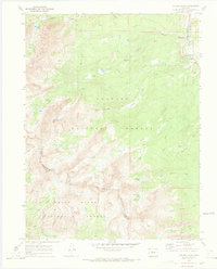 Willow Lakes 1970 topographic map thumbnail