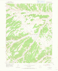 Wolf Ridge 1952 topographic map thumbnail