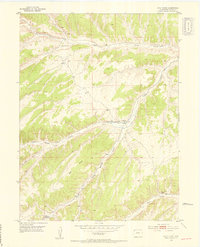 Wolf Ridge 1952 topographic map thumbnail