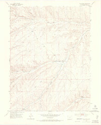 Wolf Ridge 1952 topographic map thumbnail