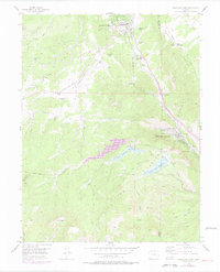 Woodland Park 1954 topographic map thumbnail