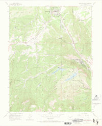 Woodland Park 1954 topographic map thumbnail