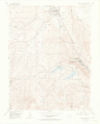 Woodland Park 1954 topographic map thumbnail