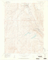 Woodland Park 1954 topographic map thumbnail