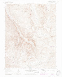 Wetterhorn Peak 1963 topographic map thumbnail