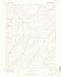 White Coyote Draw 1964 topographic map thumbnail