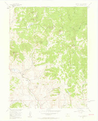 Whiteley Peak 1956 topographic map thumbnail