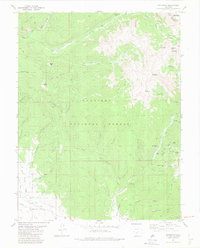 Whitepine 1982 topographic map thumbnail