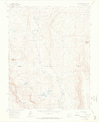Washboard Rock 1963 topographic map thumbnail
