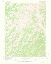 Water Canyon 1964 topographic map thumbnail