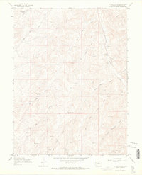 Water Canyon 1964 topographic map thumbnail