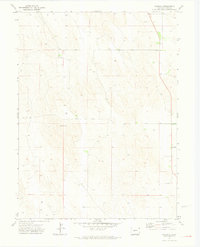 Wauneta 1971 topographic map thumbnail