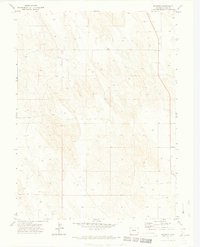 Wauneta 1971 topographic map thumbnail