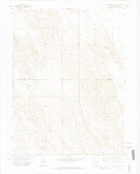 Wauneta NE 1971 topographic map thumbnail