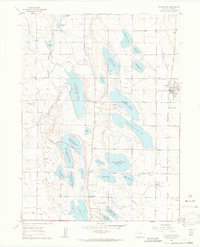 Wellington 1960 topographic map thumbnail