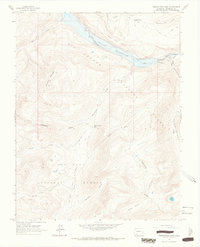 Weminuche Pass 1964 topographic map thumbnail