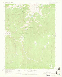 West Baldy 1962 topographic map thumbnail
