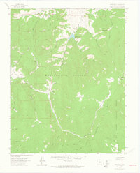 West Baldy 1962 topographic map thumbnail
