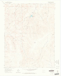 West Baldy 1962 topographic map thumbnail