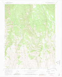 West Elk Peak SW 1954 topographic map thumbnail