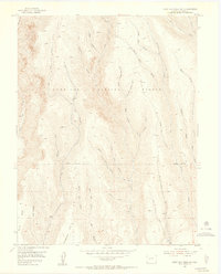West Elk Peak SW 1954 topographic map thumbnail