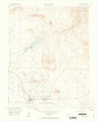 Westcliffe 1955 topographic map preview