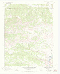 Wagon Track Ridge 1968 topographic map thumbnail