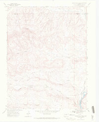 Wagon Track Ridge 1968 topographic map thumbnail