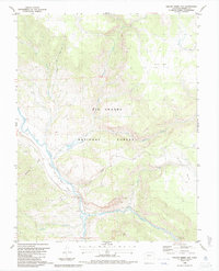Wagon Wheel Gap 1986 topographic map thumbnail