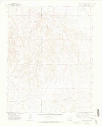 Walker Canyon 1971 topographic map thumbnail