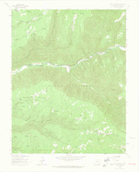 Wallace Ranch 1963 topographic map thumbnail
