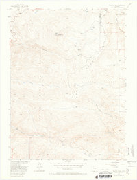 Walton Peak 1956 topographic map thumbnail