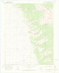 Valley View Hot Springs 1967 topographic map thumbnail