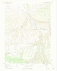 Veatch Gulch 1966 topographic map thumbnail