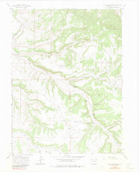 Vermillion Mesa 1966 topographic map thumbnail