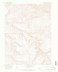 Vermillion Mesa 1966 topographic map thumbnail
