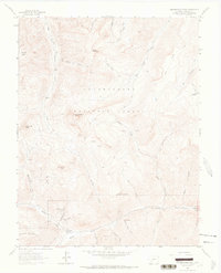 Uncompahgre Peak 1964 topographic map thumbnail