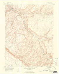 Uravan 1960 topographic map preview