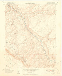 Uravan 1949 topographic map preview