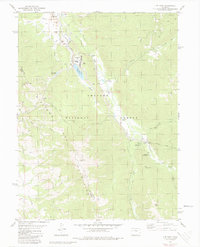 Ute Peak 1980 topographic map thumbnail