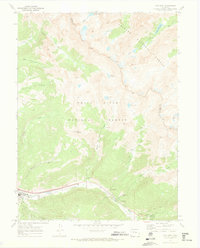 Vail East 1970 topographic map thumbnail