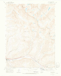Vail East 1970 topographic map thumbnail